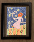 Be yourself - framed drawing by Lori Lyon