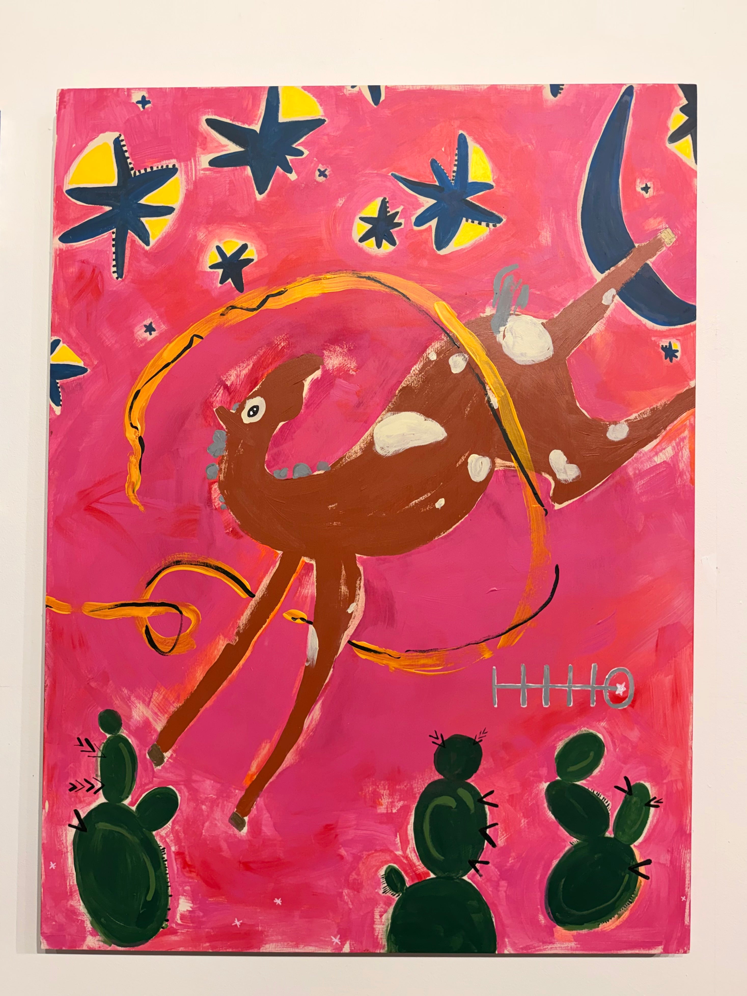 Yeehaw - bucking bronco panel
