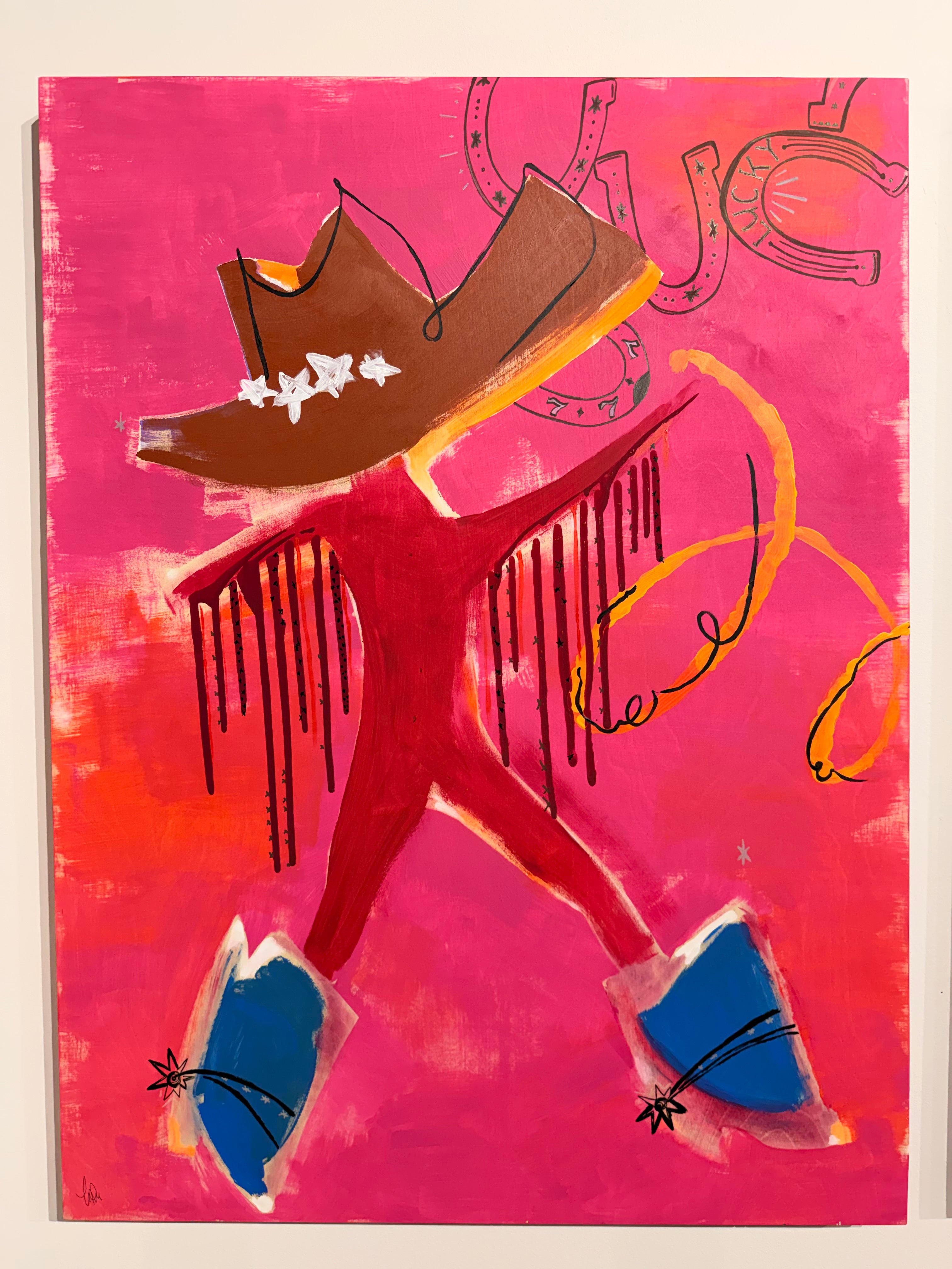 Yeehaw - cowboy panel