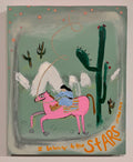 Desert Stars - acrylic painting by Lori Lyon