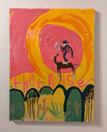 That Noise - acrylic painting by Lori Lyon