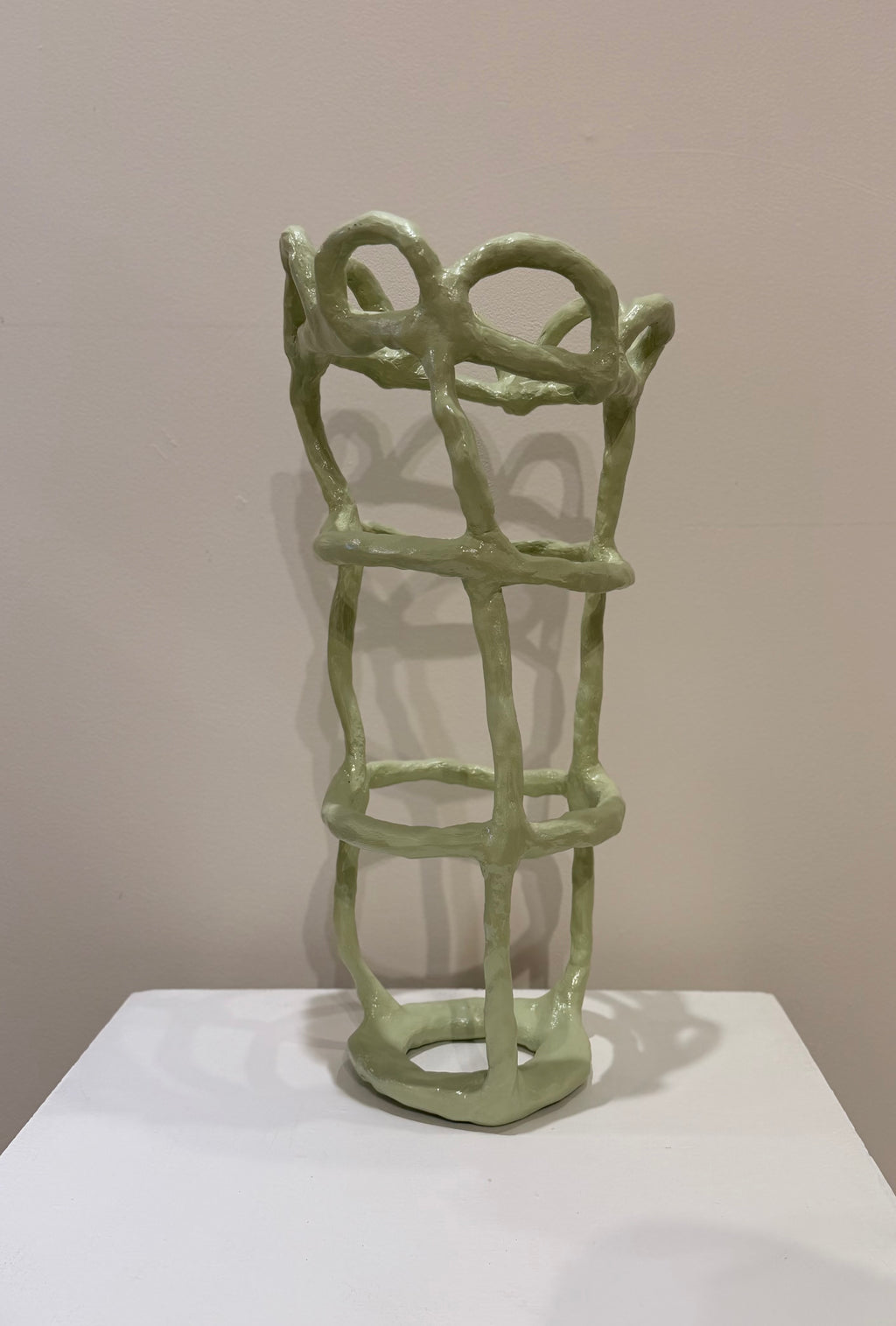 Skeleton Structure vessel by Lori Lyon