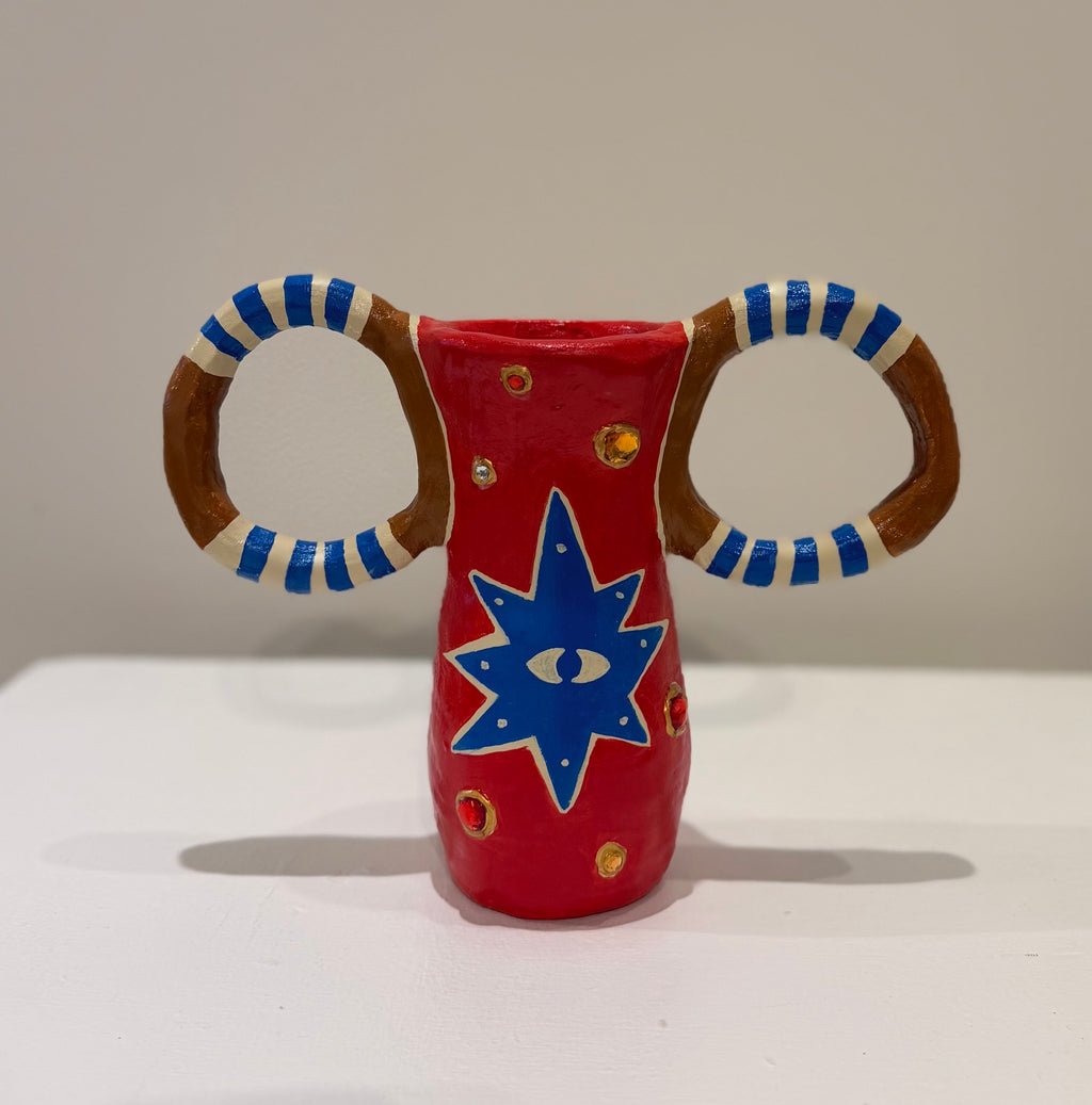 Small vessel with jewels by Lori Lyon