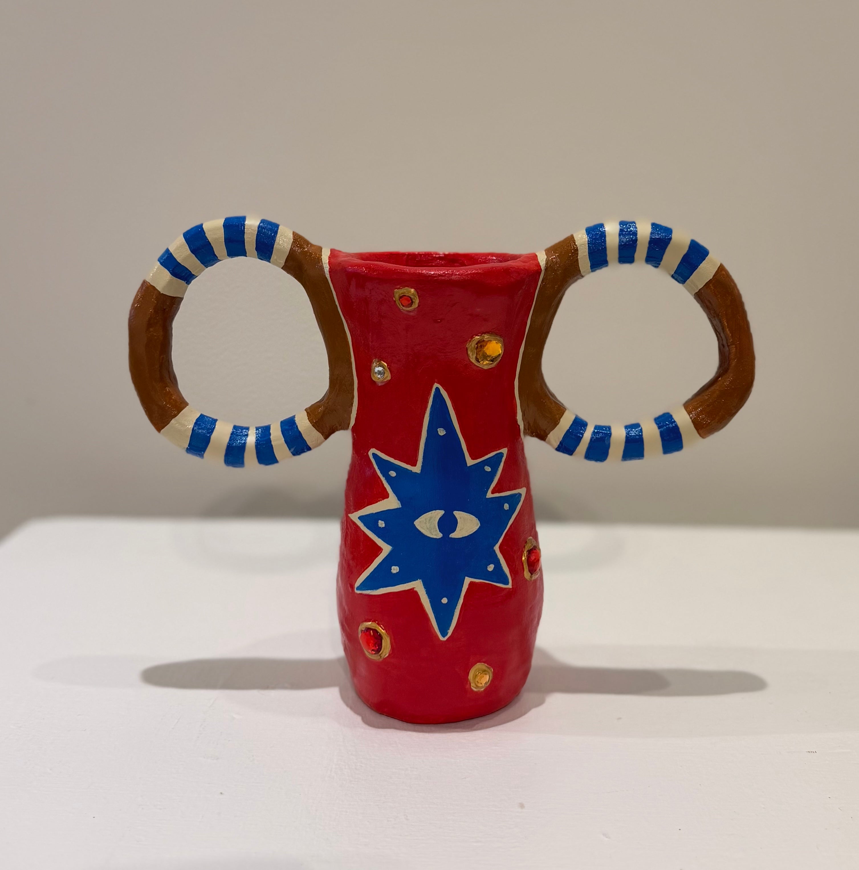 Small vessel with jewels by Lori Lyon