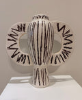 Large vessel with broad handles by Lori Lyon