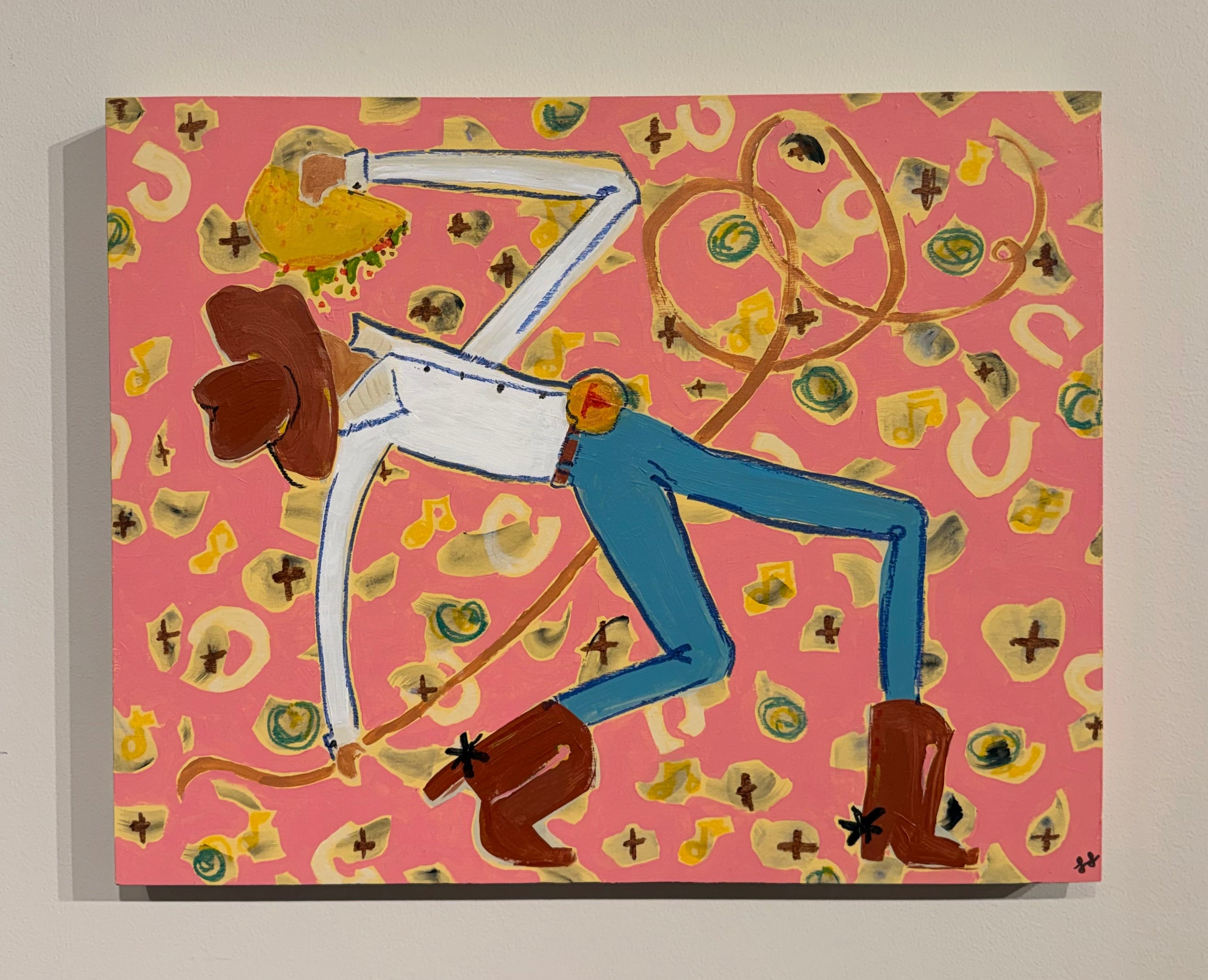 Lunch Break - acrylic painting by Lori Lyon